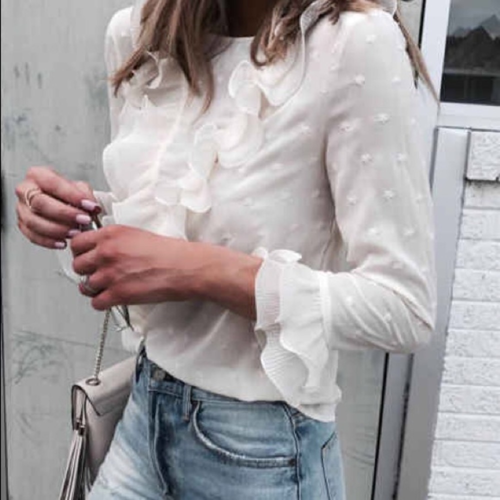 ‼️ SOLD ‼️ Aluna Levi | All the Frills Blouse - Picture 2 of 3